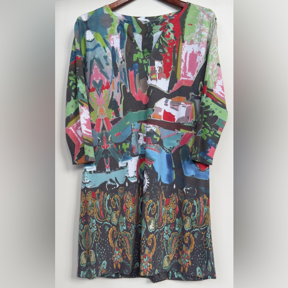 RARE Gizon Argala Daniela Midi Dress by Angela Black (S) Retail $196